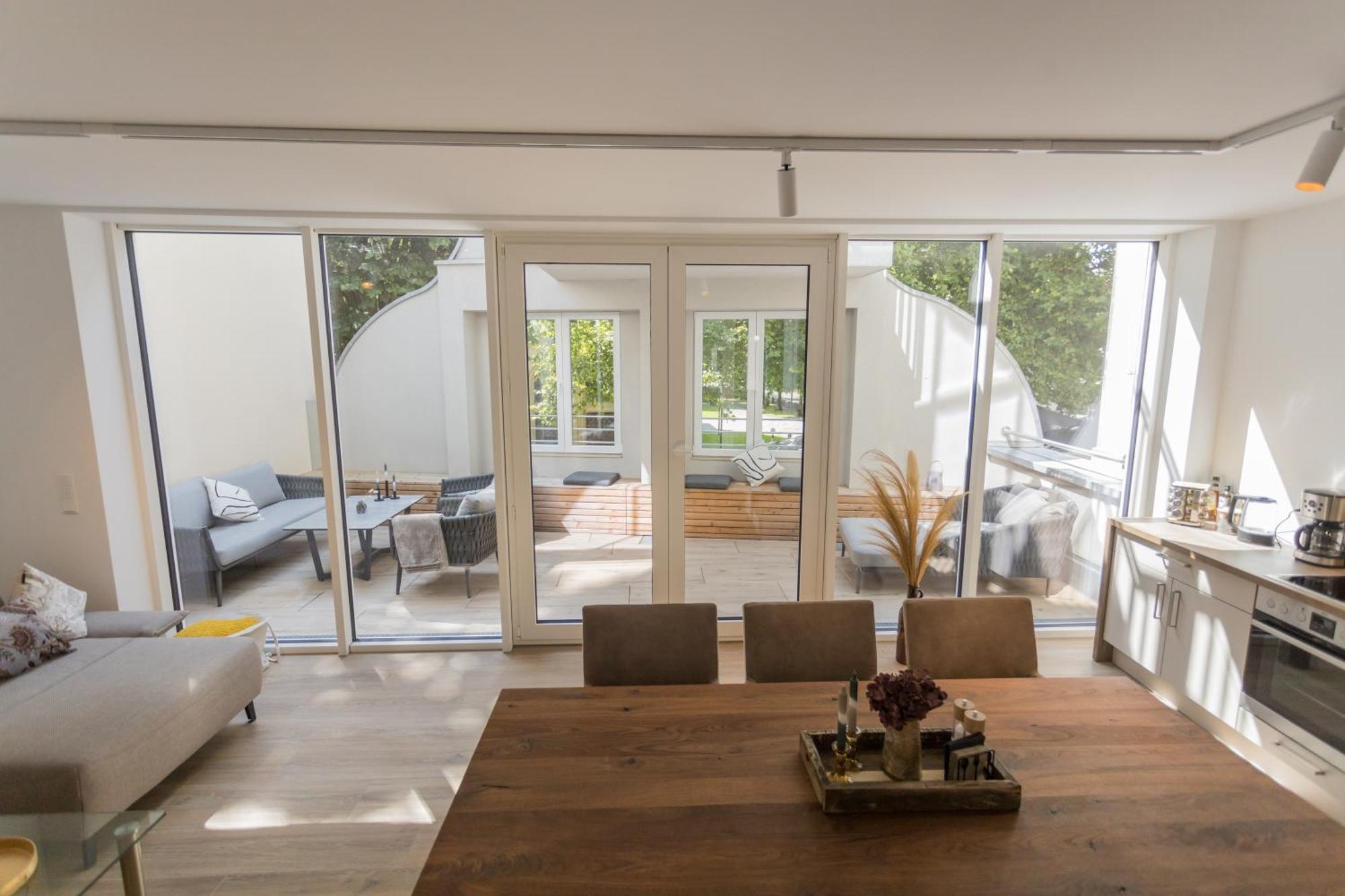 Stilvolles City-Apartment Glocke ลือดิงเฮาเซน ภายนอก รูปภาพ