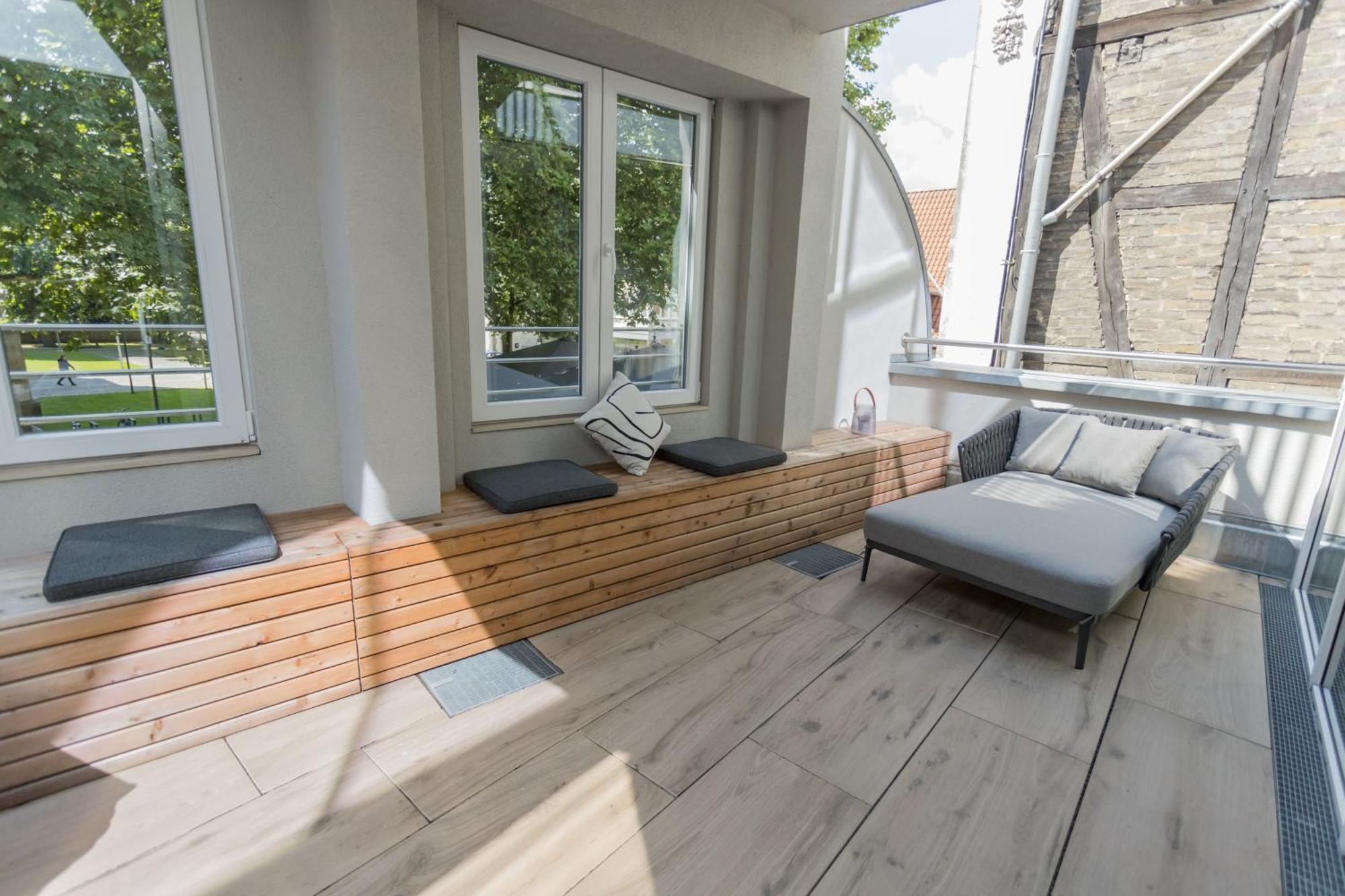 Stilvolles City-Apartment Glocke ลือดิงเฮาเซน ภายนอก รูปภาพ