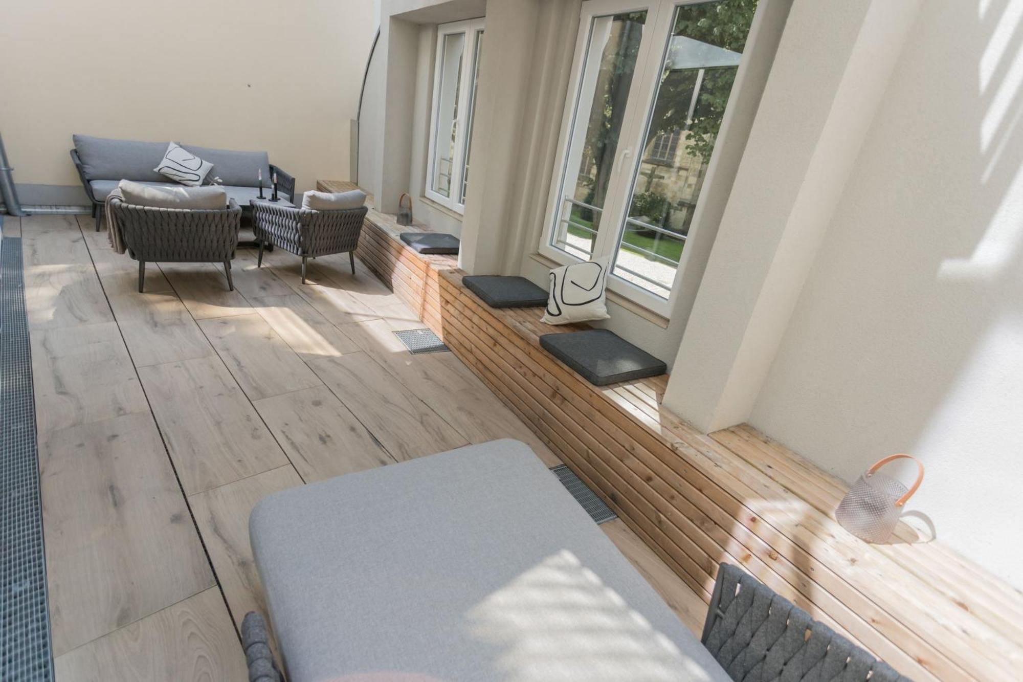 Stilvolles City-Apartment Glocke ลือดิงเฮาเซน ภายนอก รูปภาพ